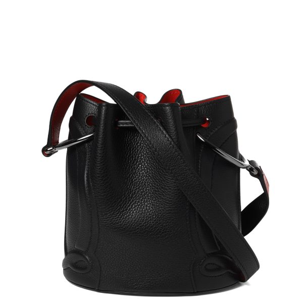 2 Christian Louboutin Shoulder Bag Bucket Bag Black