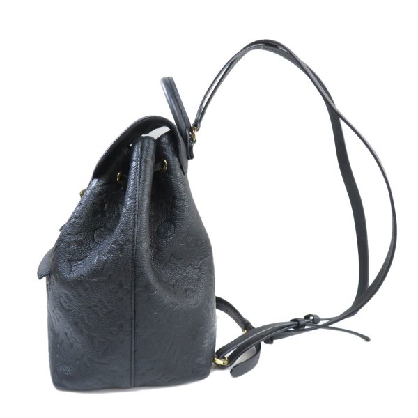 3 Louis Vuitton Montsouris PM Noir RucksackDaypack Empreinte