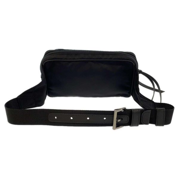 3 Prada Body Bag Nylon Waist Bag Waist Pouch Black