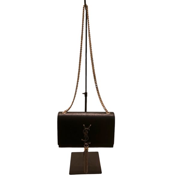 3 Saint Laurent Kate Tassel Small Black Shoulder Bag