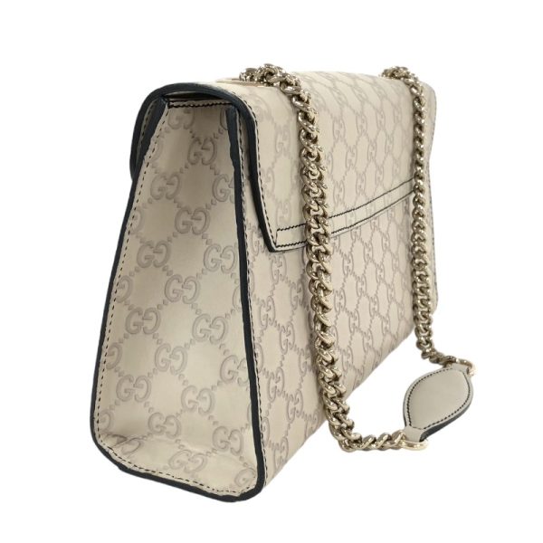 3 Gucci Emily Guccisima Leather Shoulder Bag Ivory