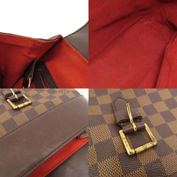 3 Louis Vuitton Soho Damier Ebene Rucksack Daypack Damier Canvas