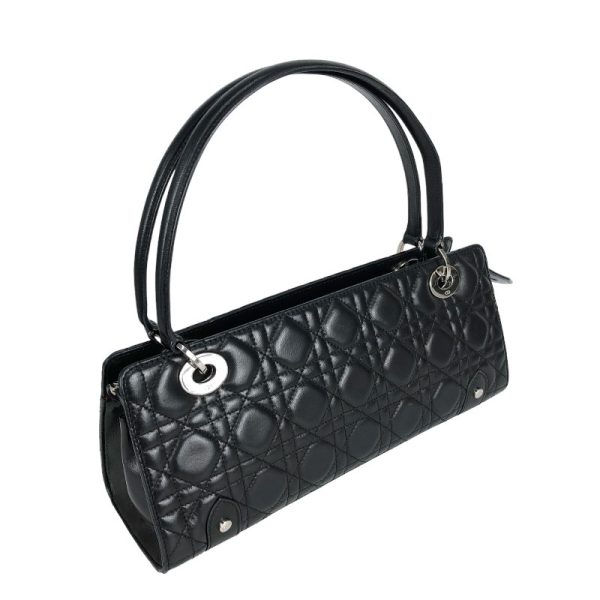 3 Christian Dior Shoulder Bag Black