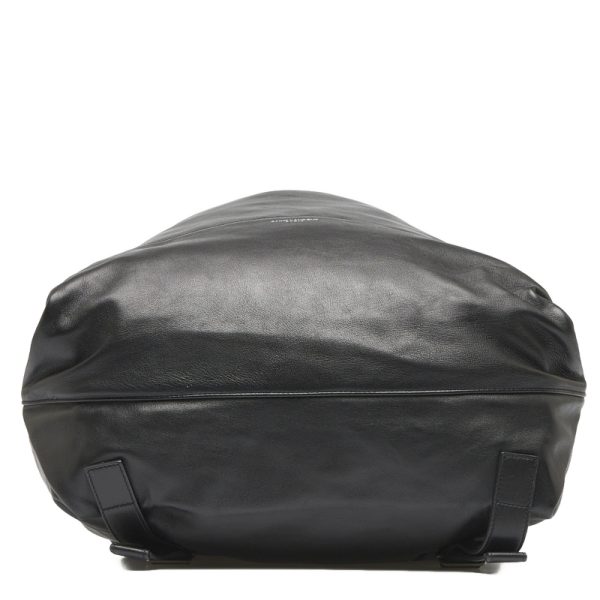 3 Saint Laurent Rucksack Backpack Lambskin Leather Black