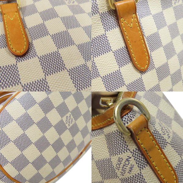 3 Louis Vuitton Riviera PM Damier Azur Handbag Damier Canvas