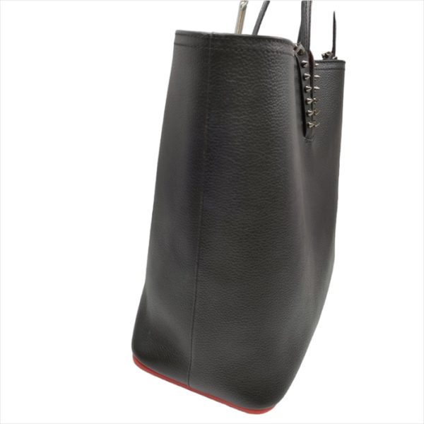 3 Christian Louboutin Cabata Leather Tote Bag Black