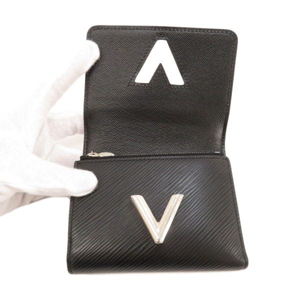 4 Louis Vuitton Portefeuille Twist Compact Bifold Wallet With Coin Purse Epi Leather