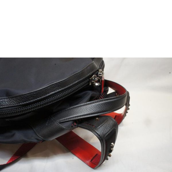 4 Christian Louboutin Nylon Studs Backpack Black