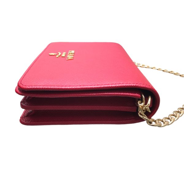 4 Prada Sapphire Wallet Red Shoulder Bag