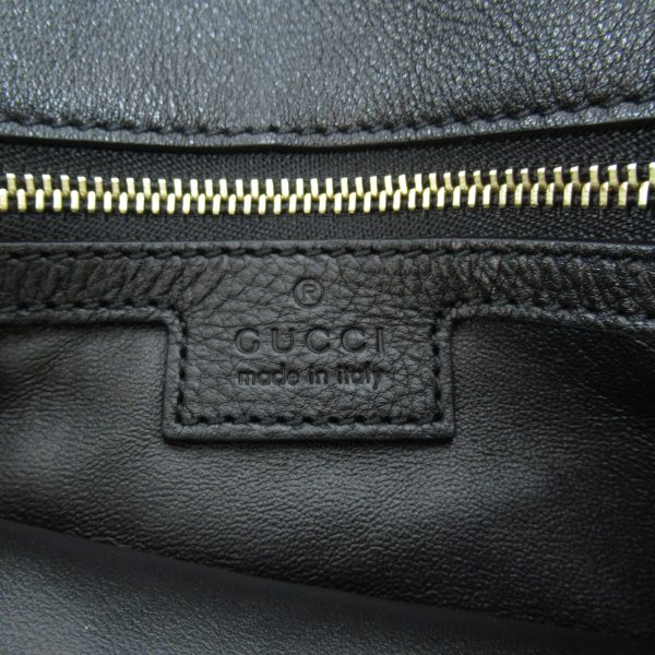 4 Gucci Chain Shoulder Bag Calf Black