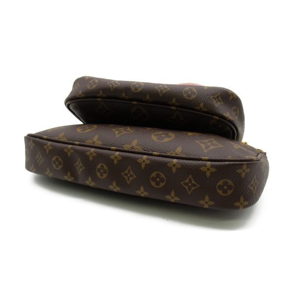 4 Louis Vuitton Multi Pochette Accessoire Shoulder Bag Brown