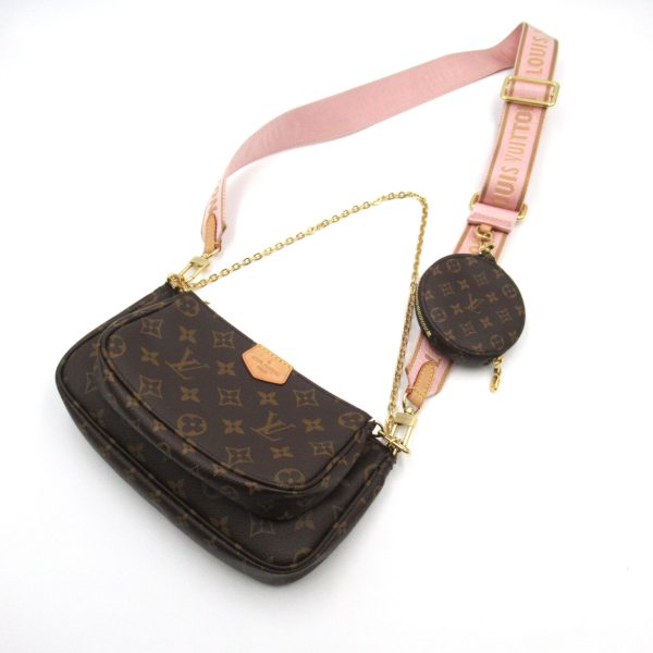 4 Louis Vuitton Multi Pochette Accessoire Shoulder Bag Brown