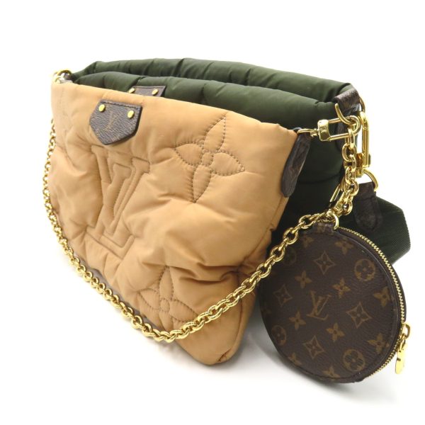 4 Louis Vuitton Pillow Maxi Multi Pochette Shoulder Bag Khaki