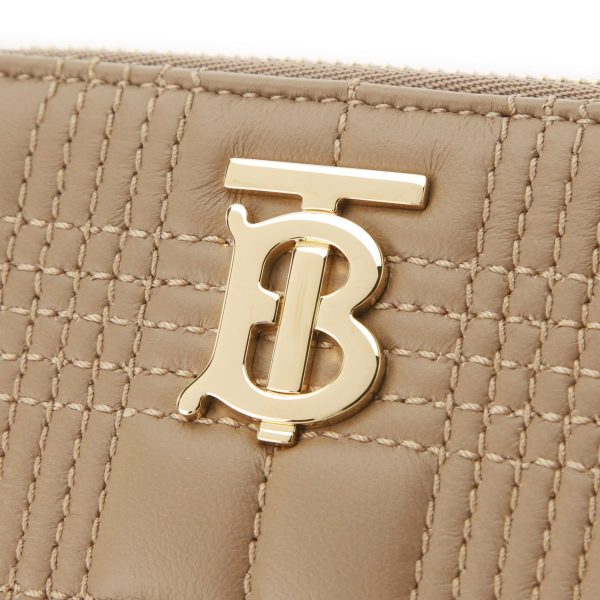 5 Burberry Coin Case Round Zip Wallet Brown