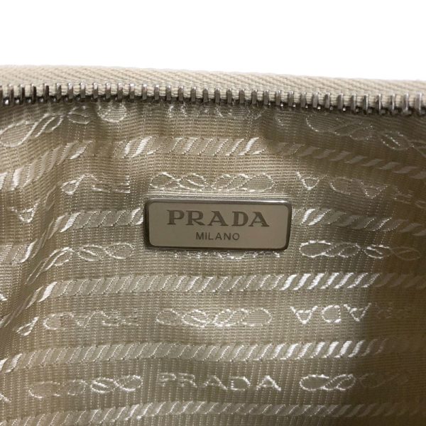 5 Prada Nylon Handbag Shoulder Bag Beige