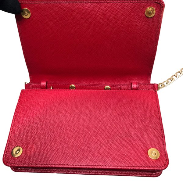 5 Prada Sapphire Wallet Red Shoulder Bag