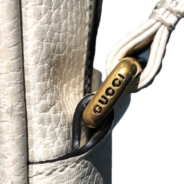 5 Gucci Messenger Bag Gold Hardware Leather Shoulder Bag White