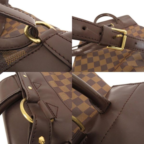 5 Louis Vuitton Soho Damier Ebene Rucksack Daypack Damier Canvas