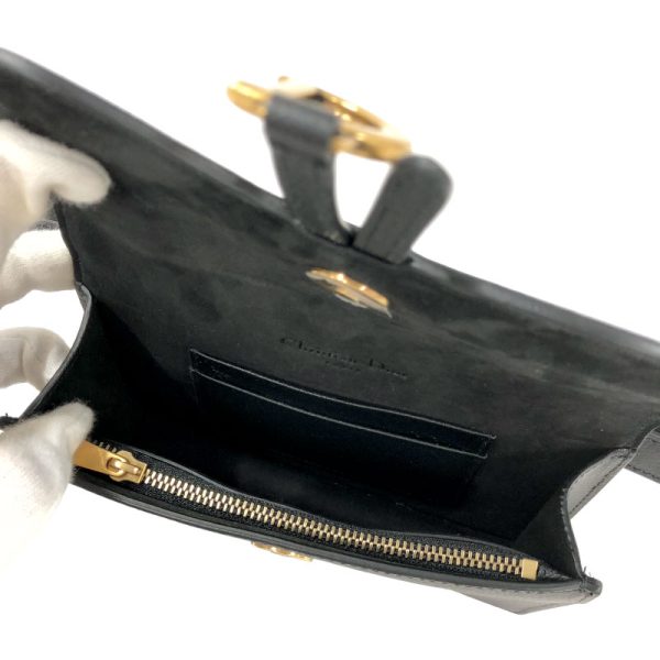 5 Christian Dior Saddle Waist Bag Black