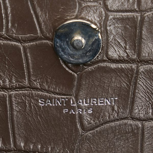 5 Saint Laurent Kate Double Chain Shoulder Brown