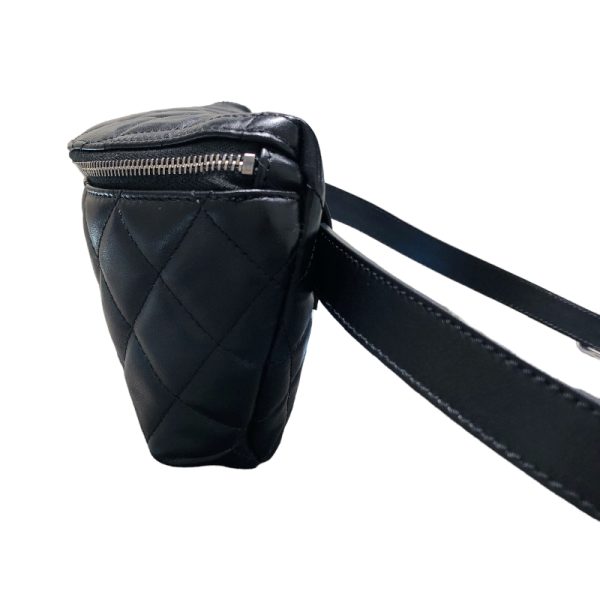 5 Chanel Matelasse Waist Bag Black