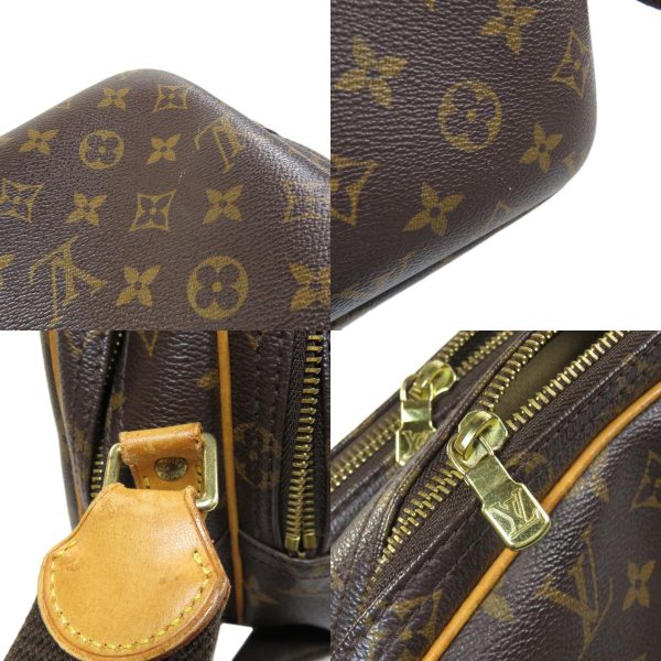 6 Louis Vuitton Reporter 28 Monogram Shoulder Bag Monogram Canvas