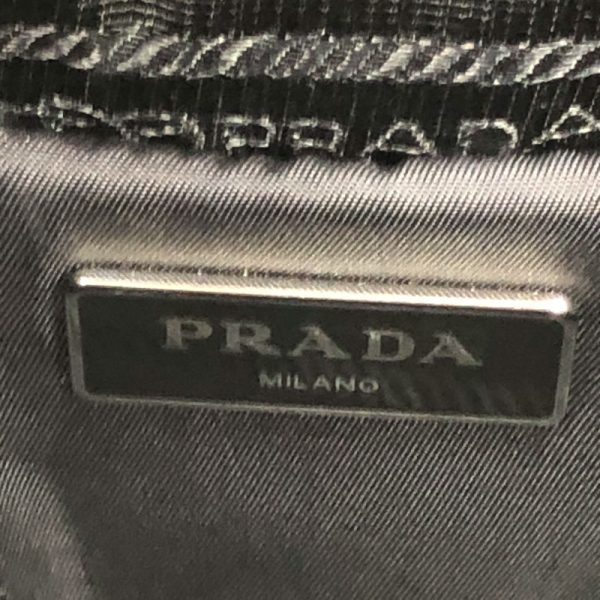 6 Prada Tesuto Bomber 2way Black Tote Bag