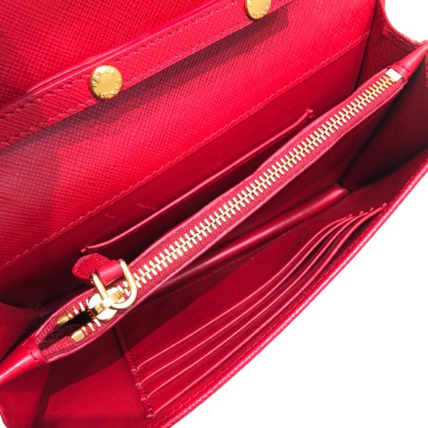 6 Prada Sapphire Wallet Red Shoulder Bag