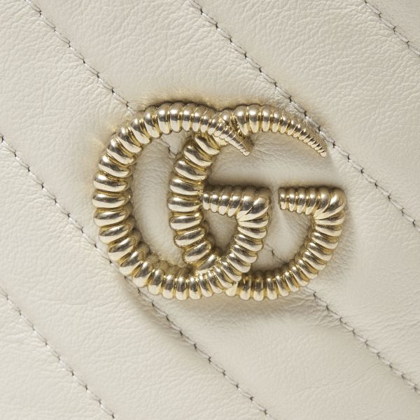 6 Gucci GG Marmont Shoulder Bag White