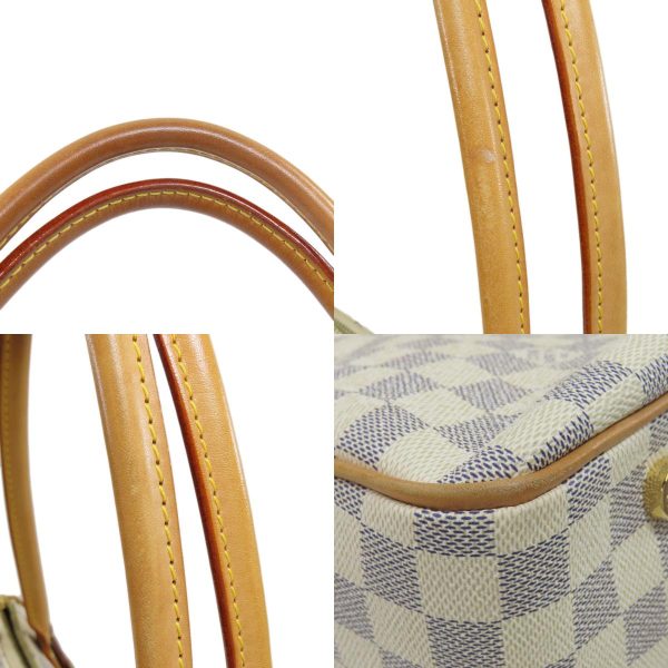 6 Louis Vuitton Figeri Damier Azur Tote Bag Damier Canvas