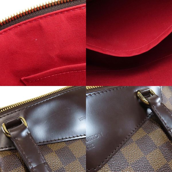 6 Louis Vuitton Westminster GM Damier Ebene Tote Bag Damier Canvas