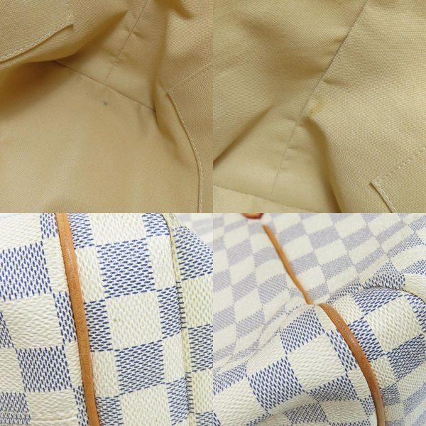 6 Louis Vuitton Totally MM Damier Azur Tote Bag Damier Canvas