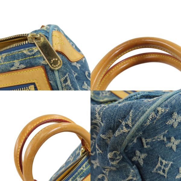 6 Louis Vuitton Neo Speedy Monogram Denim Handbag Monogram Denim