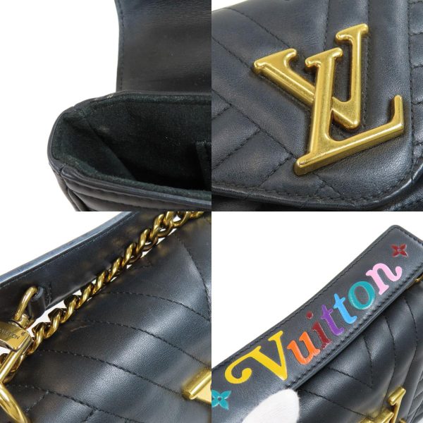 6 Louis Vuitton New Wave Chain Bag Shoulder Bag Leather