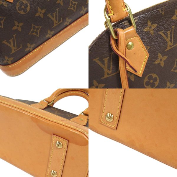 6 Louis Vuitton Alma BB Monogram 2WAY Handbag Monogram Canvas