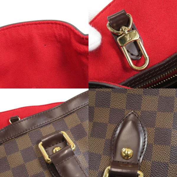 6 Louis Vuitton Hampstead PM Damier Ebene Tote Bag Damier Canvas