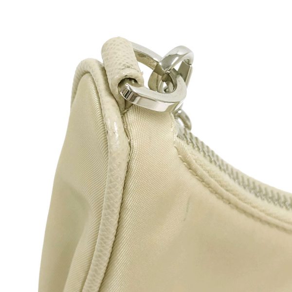 7 Prada Nylon Handbag Shoulder Bag Beige