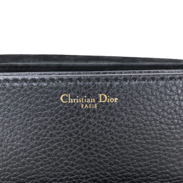 7 Christian Dior Evolution Shoulder Bag Leather Black