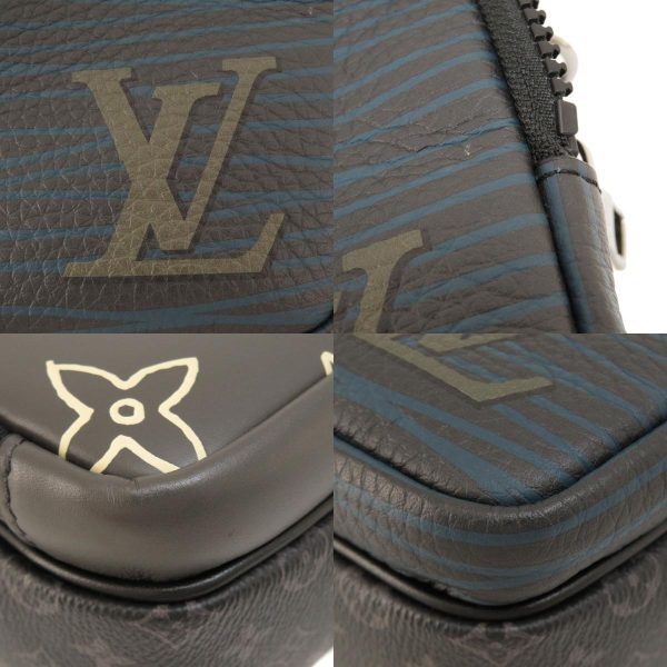 7 Louis Vuitton Patchwork Messenger Multi Pocket Business Bag Monogram Eclipse