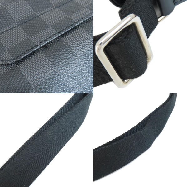 7 Louis Vuitton District PM Damier Graphite Shoulder Bag Damier Canvas