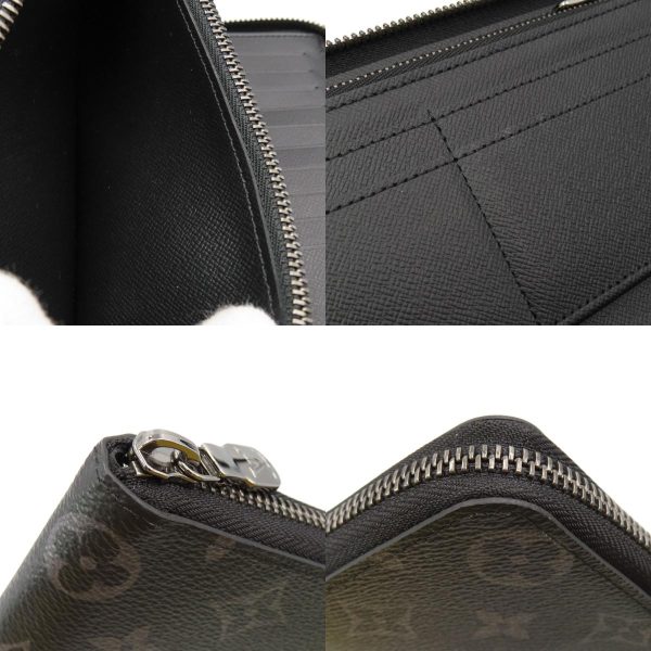 7 Louis Vuitton Zippy Wallet Vertical Monogram Eclipse Long Wallet With Coin Purse