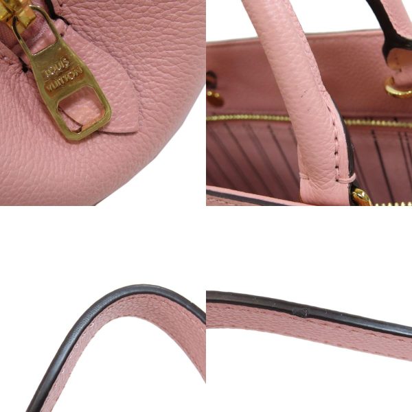 7 Louis Vuitton Montaigne BB Rose Poudre Handbag Empreinte