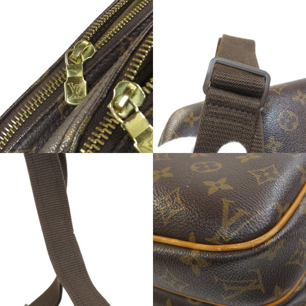 7 Louis Vuitton Reporter 28 Monogram Shoulder Bag Monogram Canvas