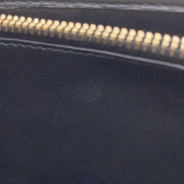 7 Prada Chain Wallet Saffiano Leather Wallet Black