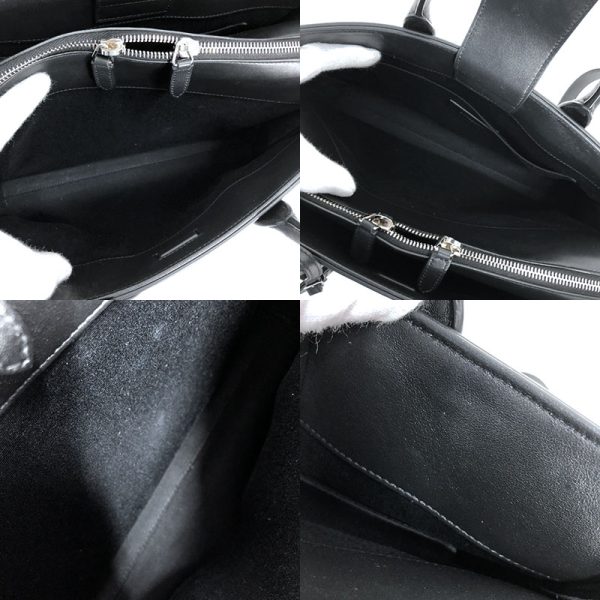 8 Saint Laurent Gauche Calf Black Tote Bag