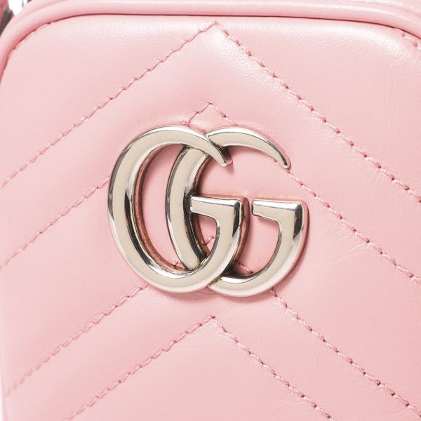 8 Gucci GG Marmont Crossbody Bag Shoulder Bag Pink