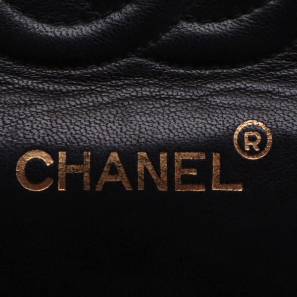 8 Chanel Matelasse Decacoco Turnlock V Flap Chain Lambskin Black