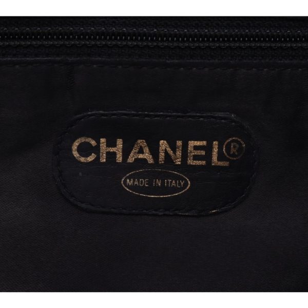 8 Chanel Matelasse Double Chain Backpack Lambskin Black