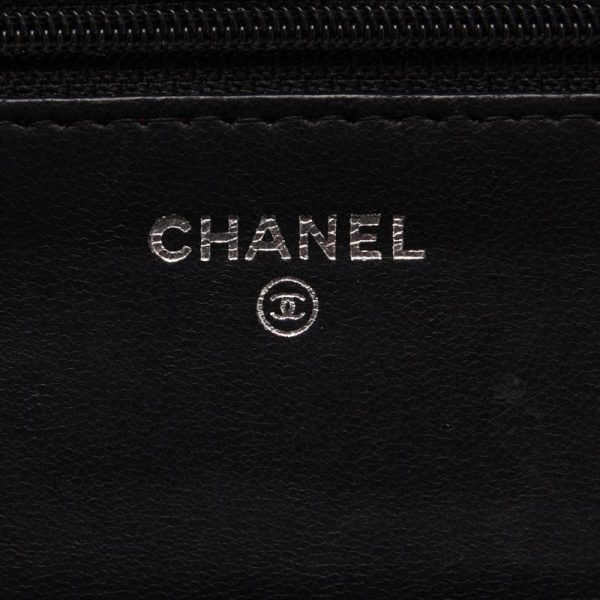 8 Chanel Mini Matelasse Chain Wallet Lambskin Black