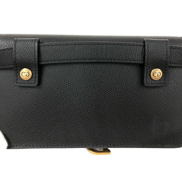 9 Christian Dior Saddle Waist Bag Black